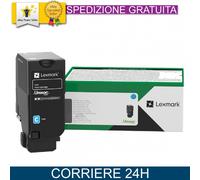 Lexmark Toner 71C20C0 Ciano Originale CS730 CS735 CS737