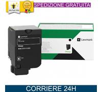 Lexmark Toner 71C2HK0 Nero Originale per CX730de CS730de CS735de