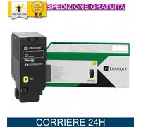 Lexmark Toner 71C2HY0 Giallo Originale per CX730de CS730de CS735de