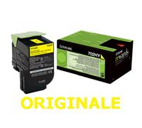 Lexmark Toner Giallo 702HY Originale per Stampante CS510DE Alta Capacità