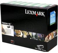 LEXMARK Toner Nero Cartuccia Stampante Laser T650A11E ORIGINALE T650 T652 T654