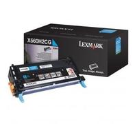 Lexmark X560H2CG ciano (cyan) toner originale