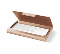 Lexon - CARTE BOX 20 biglietti da visita in alluminio (Oro)