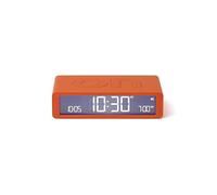 Lexon Flip Classic sveglia Mattina Luminosa reversibile con Faces on Off e Funzione Snooze, Display LCD e Luce Touch, Ricaricabile da USB-C - Arancione