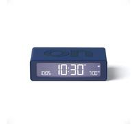 Lexon Flip Mini Sveglia Digitale da Viaggio, Orologio LED On/Off con Luminosità Regolabile, Ricaricabile e Tattile, Ideale come Sveglia da Comodino - Blu scuro