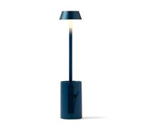 Lexon MIMI Lampada da Lettura a Pinza, Luce per Lettura a Letto, Base Incluso per Comodino, 9 Colori LED, Accessorio E-book, Ricaricabile USB-C - Blu Scuro