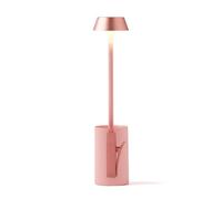 Lexon MIMI Lampada da Lettura a Pinza, Luce per Lettura a Letto, Base Incluso per Comodino, 9 Colori LED, Accessorio E-book, Ricaricabile USB-C - Rosa