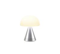 Lexon Mina LED Audio Lampada Portatile Grande Luce Bianca Fredda o Calda Altezza 17 Cm (ALU POLI)
