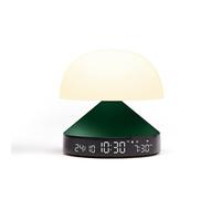 Lexon Mina Sunrise - Lampada da comodino a LED con luce al mattino, con 5 suoni naturali, luce notturna e terapia di luce verde scuro