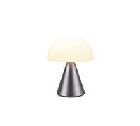 Lexon Mina - Lampada a LED portatile, 24 ore di durata della batteria, 9 colori ambientali con interruttore di pressione, impermeabilità IPX4, ricarica QI o USB-C (Colore Canna Di Fucile)
