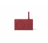 Lexon TYKHO 3 Altoparlante Bluetooth + Radio FM - Rosso scuro
