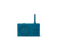 Lexon TYKHO 3 Altoparlante Bluetooth senza fili e radio FM, resistente agli spruzzi e ricaricabile, blu