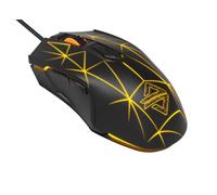 LexonElec AJ52 Mouse Gaming, Mouse da Gioco Cablato USB con Illuminazione Rainbow, DPI a Livello 7 Regolabile, PC Gaming Mice con 7 Pulsanti, Wired Optical USB Mice per Windows/Mac - Star Black