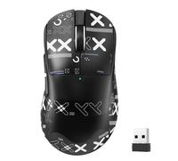 LexonElec MAGIC-REFINER X2 Mouse per Computer Wireless SUPERLIGHT con Tape, Sensore Ottico da Gioco Pixart 3311, 24K DPI, Polling Rate 1000Hz, 2.4G/BT/USB Cablata, Ergonomico per Laptop/PC/Mac - Nero