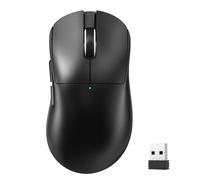 LexonElec MAGIC-REFINER X2 Mouse per Computer Wireless SUPERLIGHT, Sensore Ottico da Gioco Pixart 3311, 24000 DPI, Polling Rate 1000Hz, 2.4G/BT/USB Cablata, Ergonomico per Laptop/PC/Mac - Nero