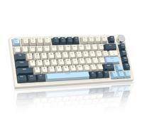 LexonElec x ATTACK SHARK K85 Tastiera Meccanica Rapid Trigger, Switch Magnetico da Gioco, Cloud Driver, Backlit RGB LIGHTSYNC, 75% Tastiera QWERTY TKL Gasket Cablata con Manopola per Win/Mac - Blu