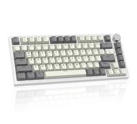 LexonElec x ATTACK SHARK K85 Tastiera Meccanica Rapid Trigger, Switch Magnetico da Gioco, Cloud Driver, Backlit RGB LIGHTSYNC, 75% Tastiera QWERTY TKL Gasket Cablata con Manopola per Win/Mac-Grigio