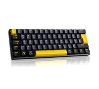 LexonElec x MAGIC-REFINER Keyboard da Gioco Cablata MK37 UK Layout 60%, Interruttore Magnetico, 8000 Hz Rapid Trigger, Precisione RT 0,04 mm, Latenza 0,125 ms, RGB Backlit per PC/Mac(Nero Stella)