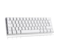 LexonElec x MAGIC-REFINER Keyboard da Gioco Cablata MK37 UK Layout 60%, Interruttore Magnetico Hot-swap, 8000 Hz Rapid Trigger, Precisione RT 0,04 mm, Latenza 0,125 ms, RGB Backlit per PC/Mac (Bianco)
