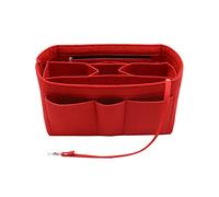 LEXSION Borsa organizer in feltro per borsa organizer per borsetta, adatta per Speedy Neverful, rosso, medio