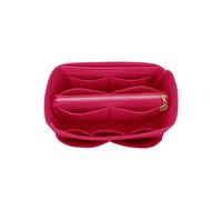 LEXSION Inserto in feltro per borsa con cerniera per Speedy Neverfull MM GM, rosa, Medium