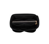 LEXSION Inserto organizer per borsa in feltro con cerniera, borsa tote Shaper Fit Speedy Neverful PM MM, 1-Nero, L