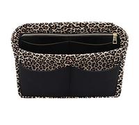 LEXSION Inserto organizer per borsa in feltro con cerniera, per Speedy Neverful PM MM, 1-B-LeopaBd, M