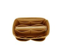 LEXSION Organizer per borsa in feltro con cerniera per borsa da trasporto Speedy Neverfull PM MM Marrone Slender Large