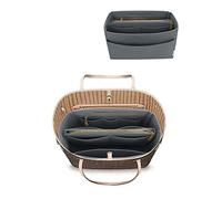 LEXSION, Organizer per borse in feltro, con cerniera, adatto per borse tote Speedy, Neverful, PM, MM