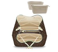 LEXSION Organizzatore, organizer per borse, inserto organizer per borsa con 2 confezioni in un set adatto LV NeoNoe Noé Series perfettamente beige Taglia: M