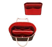 LEXSION Speedy Neverful PM MM, 1-R-Leopard, organizer per borsa in feltro con cerniera per borsa tote in feltro sottile e medio
