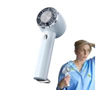 Lexsyn Ventilatore Portatile Manuale,Raffreddamento Viaggio Compressa Fredda | Ventilatore A Mano Portatile | per Casa Viaggio Campeggio Escursionismo Spiaggia Ufficio Palestra