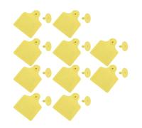 LEXSYPID 10 Pack UHF Orecchino Animale TPU Identificazione Bestiame | il design resistente alle intemperie resiste a temperature estreme -40°C a +85°C.La struttura in un unico pezzo