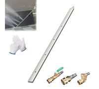 LexTex Bacchetta Portatile for La Pulizia dei Radiatori, 24" con 2 Attacchi Rapidi, Strumento for La Pulizia E Il Lavaggio dei Radiatori da 4500 PSL for Fessure Strette, Pulizia Rapida