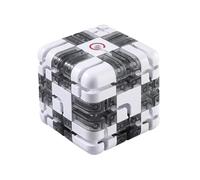 LexTex Grande Labirinto 3D, Puzzle a Cubo, Giocattolo Rompicapo Coinvolgente, Cubo Labirinto con Palla Sfida, Cubi Giocattolo per L'allenamento del Cervello con Consapevolezza Spaziale(Nero)