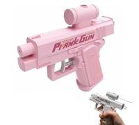 LexTex Pistola Ad Acqua Invertita, Pistola Ad Acqua Bidirezionale for Scherzi, Pistola Ad Acqua Bidirezionale for Amici, Colpo di Scena Inaspettato(Pink)