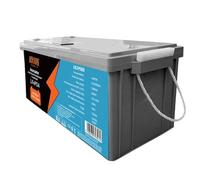 Lexton LiFePO4 Batteria 12,8 V 200 Ah con Bluetooth e BMS | Batteria al litio ferro fosfato con alta capacità | For Camper Boat Off-Grid Energy Storage and Emergency Power Systems