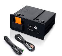 LEXXSON Adattatore Carplay e Android Auto Cablato per Mazda 2/3/6/CX3/CX5/CX9/MX5 2014-2021, Kit di Retrofit Hub OEM TK78-66-9U0C con Ricarica Rapida per Sistema MZD Connect