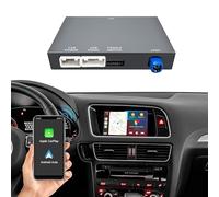 LEXXSON Kit decoder per Audi A4 A5 Q5 2008-2018 con schermo da 6,5"/7", sistema MMI 3G, CarPlay e Android Auto wireless, Plug & Play, compatibile con MirrorLink e navigazione Bluetooth