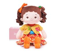 LeyaDoll Bambola educativa Soft Bady (16''), bambola sensoriale per l'apprendimento dei bambini, giocattoli per bambine di 2 anni, regali di Natale, compleanno, bambola di peluche con bottoni