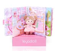 LeyaDoll Livre en Tissu sensoriel Doux
