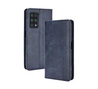 LEYAN Cover per Cubot X30, Custodia Folio in Pelle Flip Wallet Libro Case con Portafoglio, Premium PU/TPU Magnetica Cover con Supporto di Stand/Carte Slot (Blu)