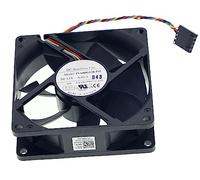 LEYEYDOJX Nuova ventola di raffreddamento per PVA080G12H-P00 089R8J 89R8J DC 12V 0.60A 8CM 8025 5-pin 4-Wire Dimensioni: 80x80x25mm