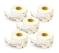 Leyf 5 rotoli di etichette Dymo Label 99014 54 mm x 101 mm, stampante termica 220 etichette, 100% compatibile con Dymo - Seiko