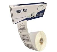LEYF Etichette Dymo per Labelwriter 11354-10 rotolo x 1000 pezzi per rotolo= 10000 etichette, autoadesive,compatibile per stampanti di etichette Dymo Labelwriter e Seiko,57x32 mm