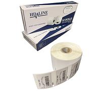 LEYF Etichette Dymo per Labelwriter 11354-20 in rotolo x 1000 pezzi per rotolo= 20000 etichette, autoadesive,compatibile per stampanti di etichette Dymo Labelwriter e Seiko,57x32 mm