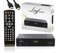LEYF PA-2211 Decoder DVB-T2 Full HD 1080p Ricevitori Digitale Terrestre (HDTV, DVB-T/T2, Scart, USB) + Cavo HD