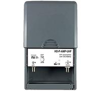 LEYF Preamplificatore TV/Guadagno regolabile 15-38dB/Amplificatore Antenna TV/Ampli per TNT HD Segnale UHF 470-790MHz