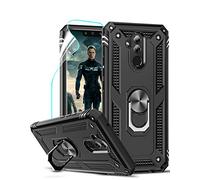 LeYi Cover per Huawei Mate 20 Lite con protezione schermo, 360° supporto girevole militare anti-caduta rinforzato, antiurto in TPU morbido e PC rigido, protezione custodia per Huawei Mate 20 Lite,