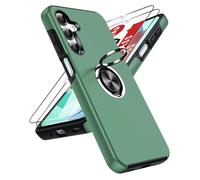 LeYi Cover per Samsung A16/A 16 5G/4G, Custodia in TPU [2 Pellicole in Vetro Temperato] Supporto Anello Magnetico Rotabile 360°, Antiscivolo Militare Case per Samsung Galaxy A16/A 16